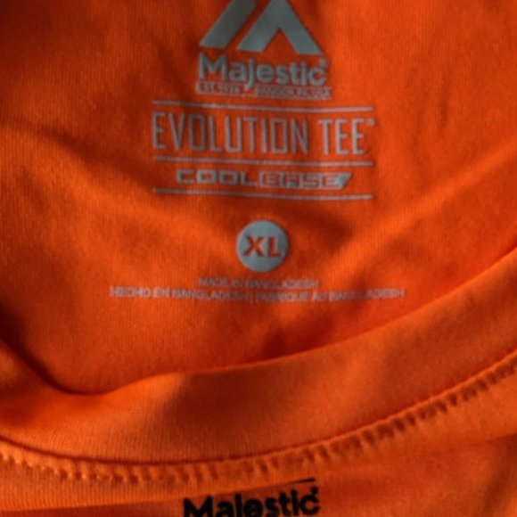 Men's SF Giants Cool Base Tee - Orange XL - Picture 2 of 10